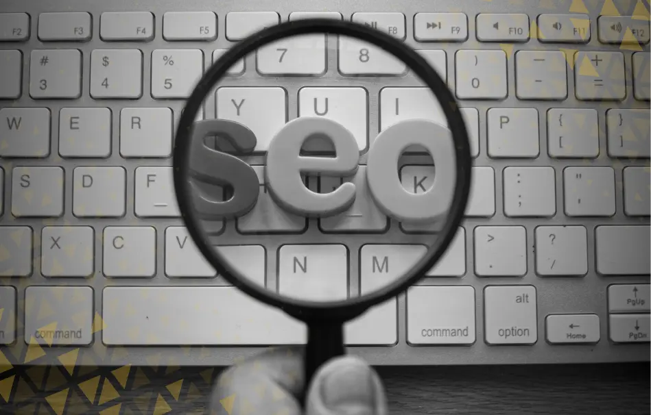 SEO word on top of keyword